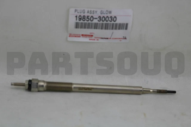 1985030030 Genuine Toyota PLUG ASSY, GLOW 19850-30030 OEM
