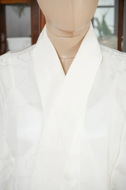 Dear Vanilla Japanese Juban Undergown Women's Kimono Genuine Vintage Mint 3