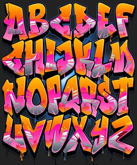 Graffiti Font - Caramel
