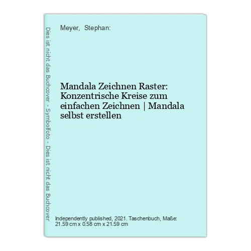  MANDALA ZEICHNEN RASTER: Konzentrische Kreise zum einfachen Zeichnen Motiv 
