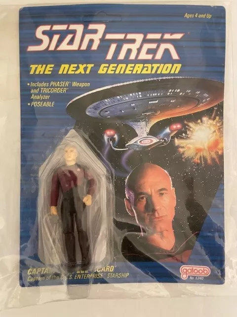 Star Trek The Next Generation Captain Jean-Luc Picard action figure 1988 Galoob