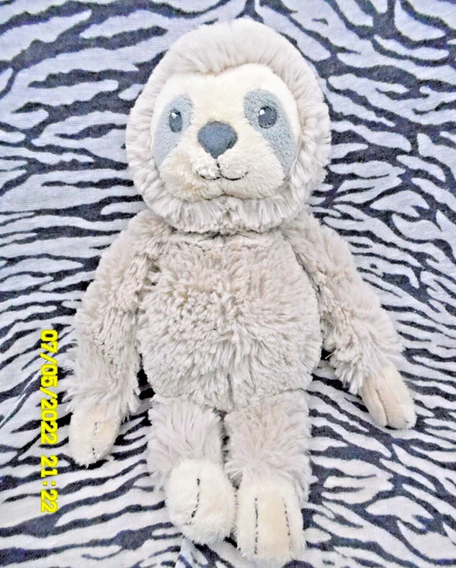 Ce/ Doudou Tex Baby Singe Paresseux Gris Taupe Beige  Tetine 22Cm Etat Neuf