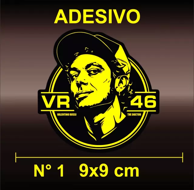 Adesivi Sticker VALENTINO ROSSI 46 | DUCATI HONDA YAMAHA SIMONCELLI 58 SIC VR46