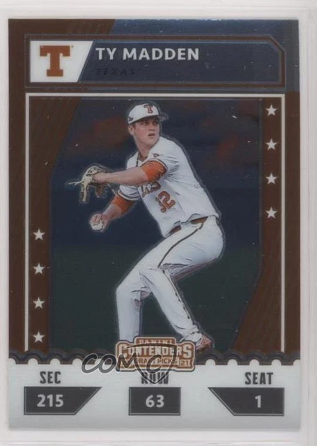 2021 Panini Elite Extra Edition College Tickets Optic Ty Madden #CTO-TY