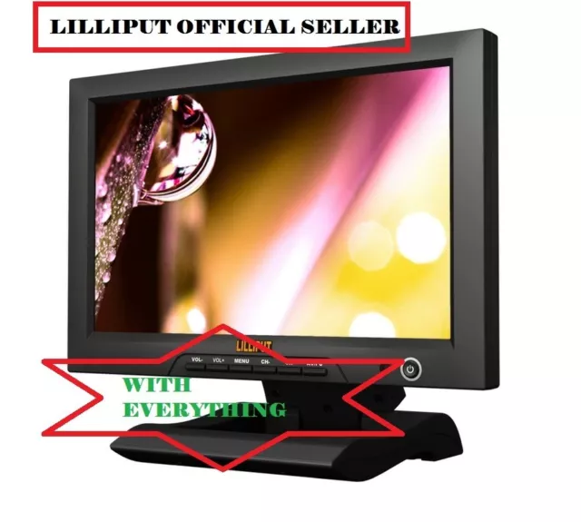 LILLIPUT 10.1 " FA1013-NP/H / Y/ S 3G-SDI 16:9 HDMI Champ Moniteur Avec Support