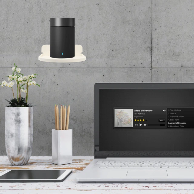 Iuhtrb Support Mural Pour Haut-parleur - Étagère En Métal Pour économiser De L'espace - Accessoires Intelligents Pour Haut-parleur