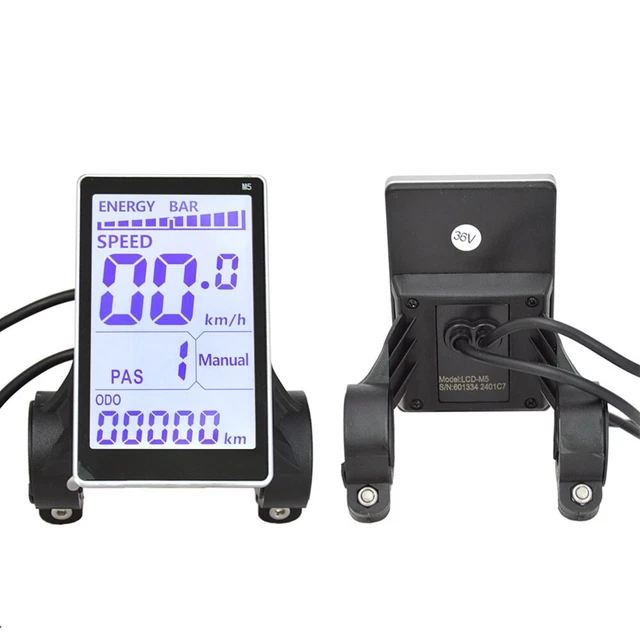 PANNEAU DE COMPTEUR d'écran LCD design compact pour vélo électrique PANNEAU DE COMPTEUR d'écran LCD design compact pour vélo électrique