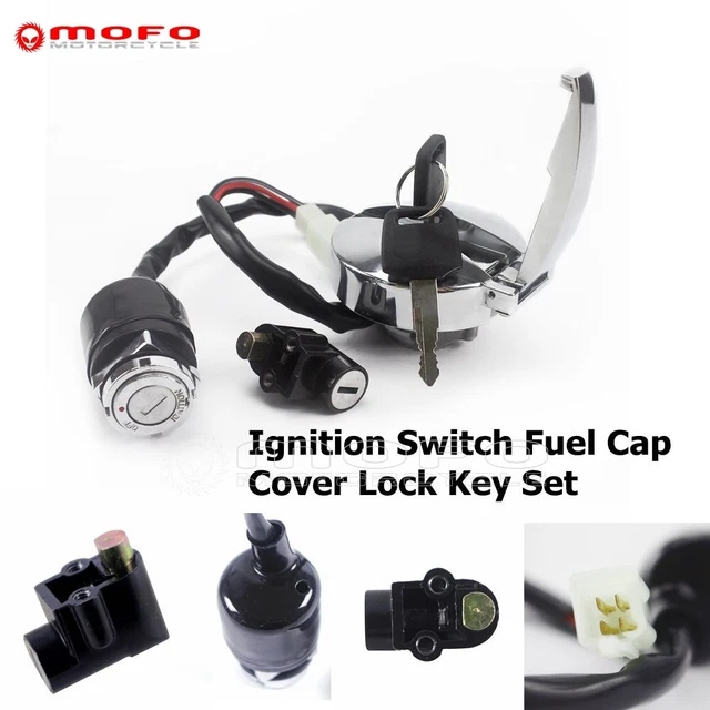 IGNITION SWITCH FUEL Cap Cover Lock Key Set For 85 Honda FL350R FL 350R
