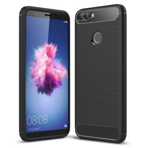 Hÿlle Carbone Pour Huawei P Smart Etui de Protection Téléphone Coque Hybrid Étui