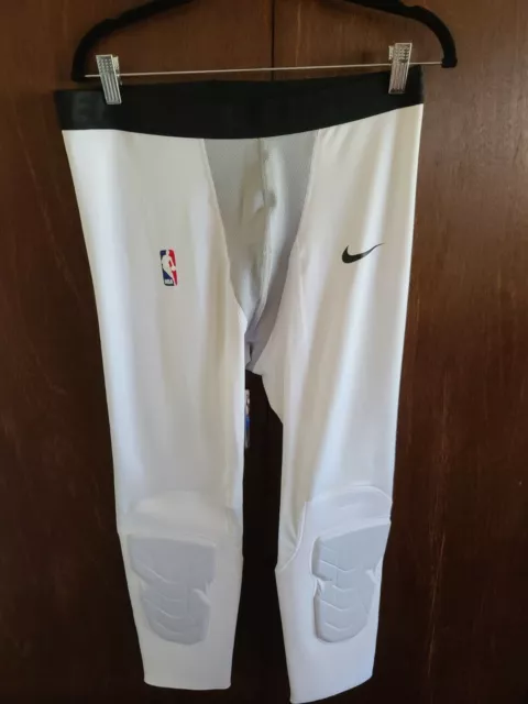 NIKE PRO COMBAT Hyperstrong Padded NBA Basketball Pants 3XLT White 881963- 100 $44.95 - PicClick