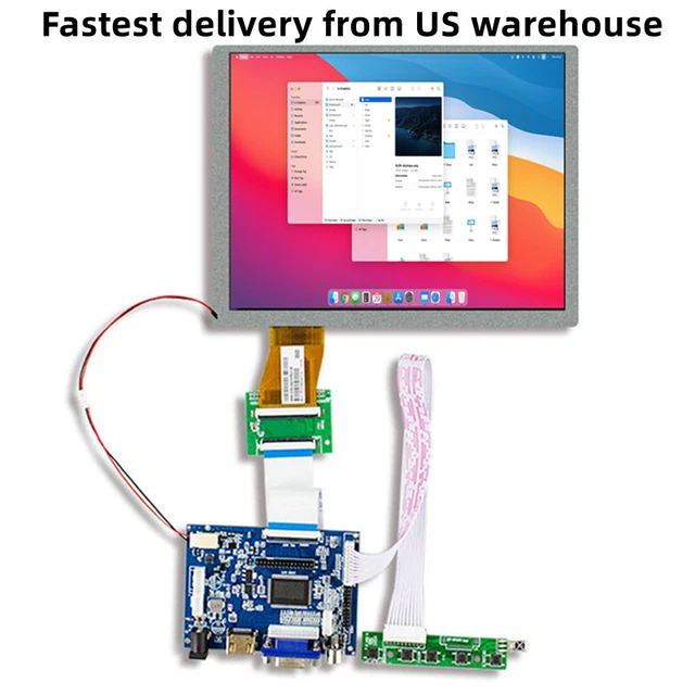 7.0 Inch A070SN01 V.0 Lcd Screen With Board TTL Interface 60 pins FPC 800×600