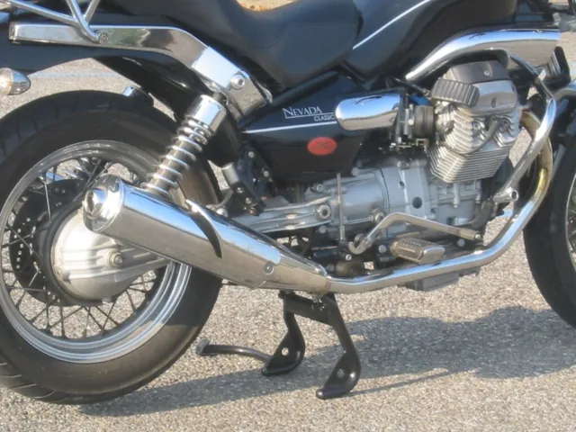 Cavalletto centrale x Moto Guzzi Nevada 750 Classic. Aquila nera