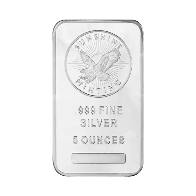 5 oz Silver Bar | Sunshine Minting