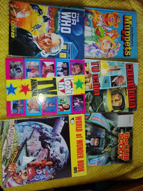 6 Retro 70s 80s Children's Annuals