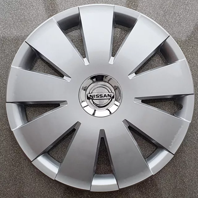 Brand New silver 15" wheel trims to fit  Nissan Micra,Note,Almera