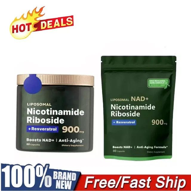 NAD+ Supplement With Nicotinamide Riboside & Resveratrol - Supports Anti-Aging, Energy & Focus 1 thumbnail image