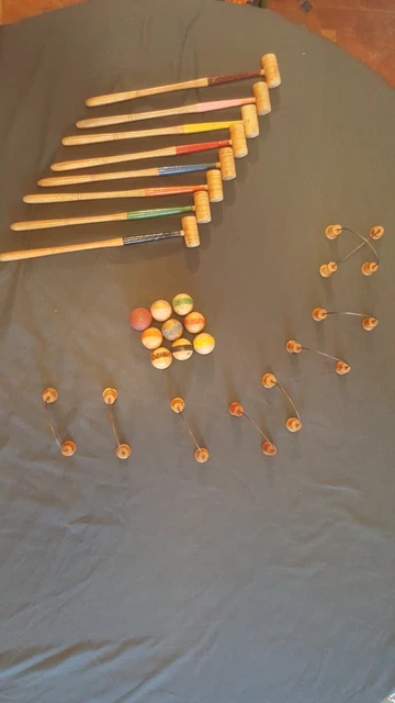 Jeu de croquet de salon – Outils Domestiques Anciens