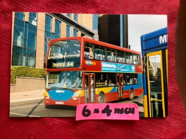 London Bus Photo B/W Metrobus 454 Yu52 Xvn Route  64 Croydon.