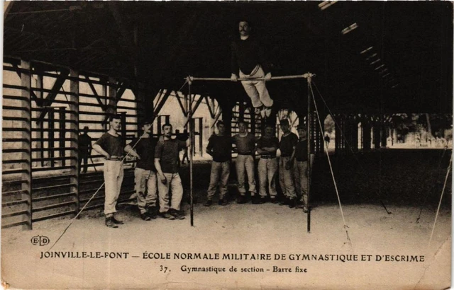 CPA AK JOINVILLE-le-PONT École Normale Militaire. Gymnastics (600316)