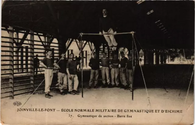 CPA AK JOINVILLE-le-PONT École Normale Militaire. Gymnastique (600316)