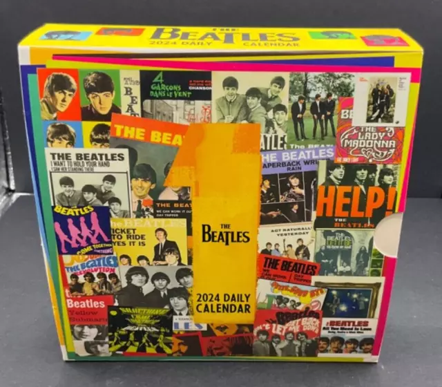 TF Publishing 2024 The Beatles Daily Desktop Calendar