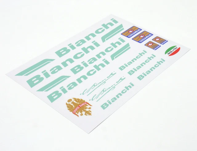 bianchi bike decals