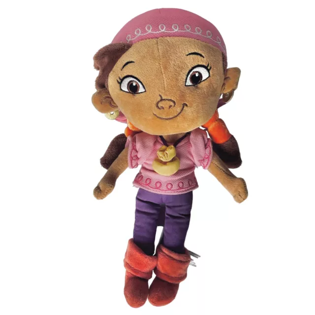 Disney Store Jake and the Neverland Pirates Izzy Girl Doll 12" Plush Stuffed Toy