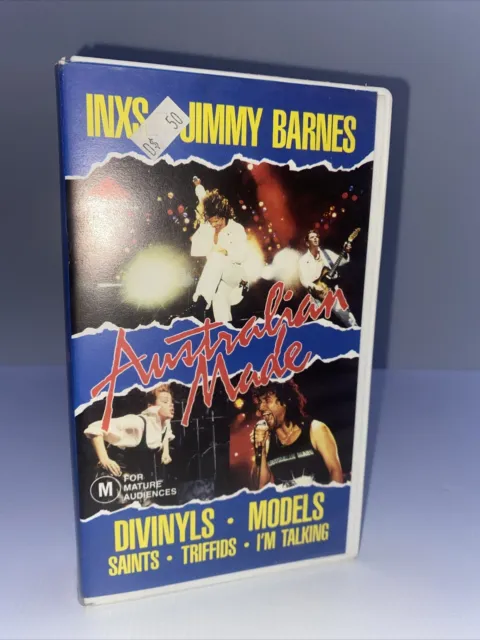 Australian Made Rare VHS PAL Video INXS BARNES DIVINYLS SAINTS TRIFFIDS MODELS