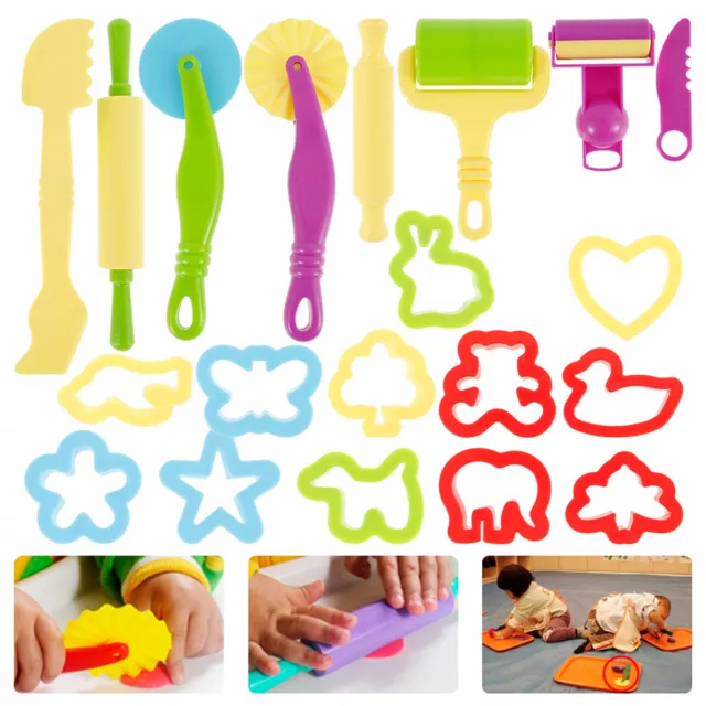 Color Plasticine Modelling DIY Smooth Clay Dough Tools for Kids Practice HaaXY