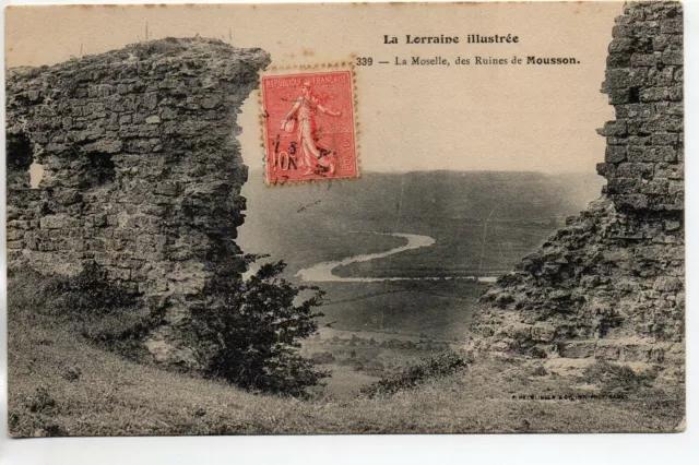 MONSOON around BRIDGE A MONSOON - Meurthe and Moselle - CPA 54 - the ruins