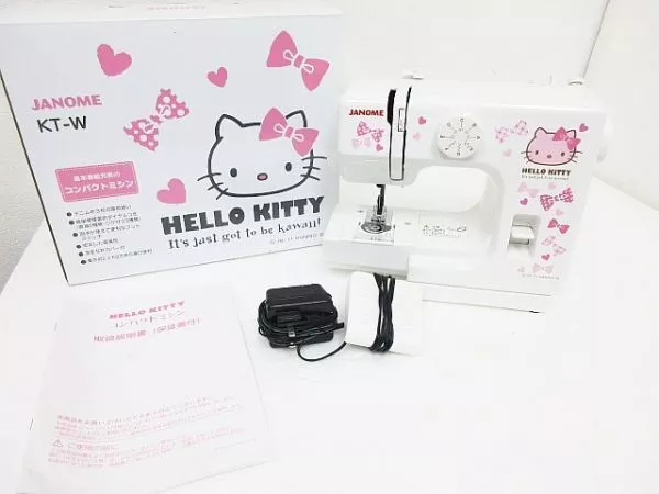 Limited model Janome sewing machine 525 Sanrio Hello Kitty KT-W White