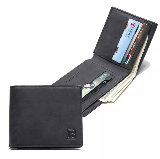 Men's Money Wallet With Coin Bag Zipper Small Money Leather Purse New Fashion
