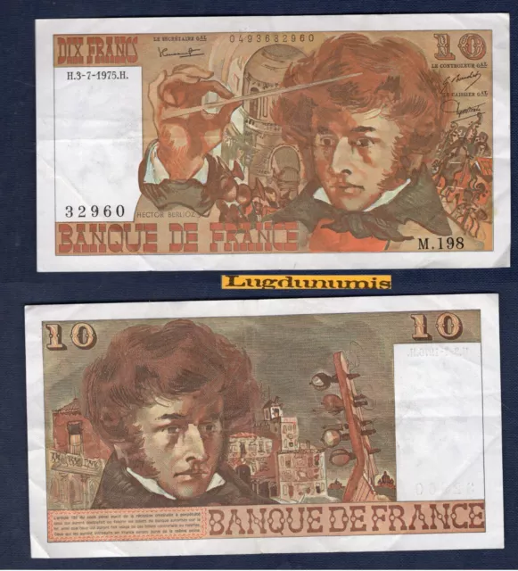 10 Francs Berlioz 3/7/1975 M.198 32960 - SUP Superbe Type 1972