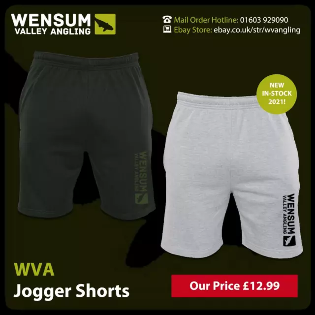 Wensum Valley Angling Jogger Shorts Black/Grey All Sizes