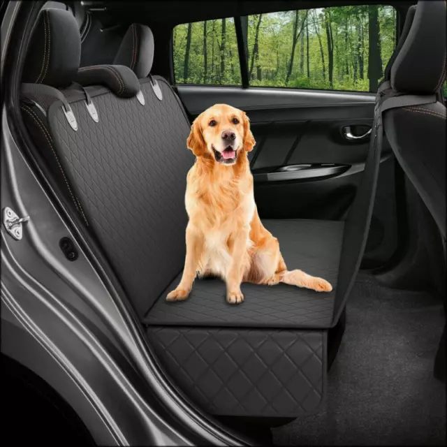 Dog Seat Cover Hammock for Back Seat Durable Waterproof Car Truck Suv  Seatbelt