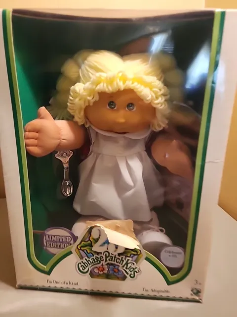 Cabbage Patch Kids 25th Anniversary Limited Edition CPK Blonde Green Eyes NEW