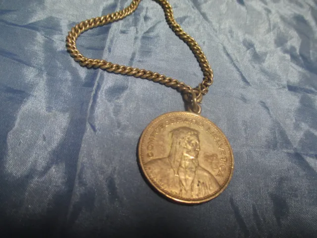 Münze / Medaille , Schweiz  1933 , 5 Franken , Silber
