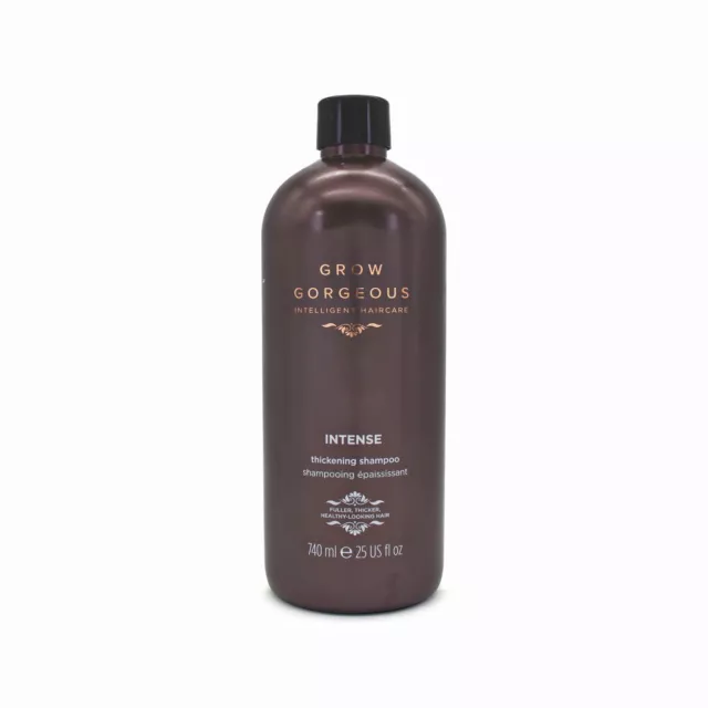 Grow Gorgeous Intense Thickening Shampoo 740ml - Missing Pump Top