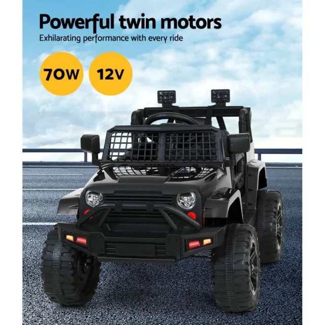 Rigo Kids Ride On Car Electric 12V Car Toys Jeep Battery Remote Control Toys 2