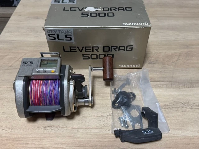 CARRETE DE CONTADOR Shimano DIGITANA SLS LEVER DRAG 5000 3.6:1 14