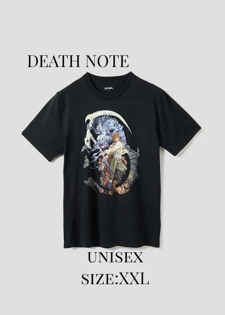 Collection De 4 T-shirts Graniph X DEATH NOTE - Tailles S à XL, 100% Coton, Motif Anime - Neuf Avec étiquettes, Fabriqué Au Japon