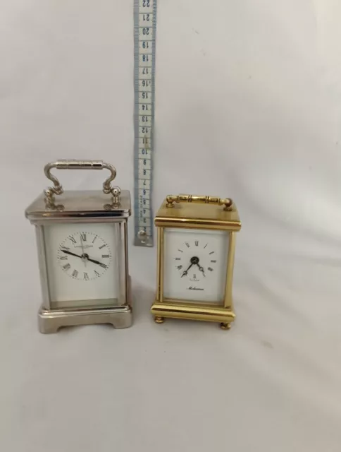 Vintage Small Metamec & London Clock co Quartz Carriage Clock - Made In England