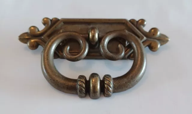 Vintage/Antique BPC 654 3/4 Solid Cast Brass Ornate Drawer Pulls • 5" Wide