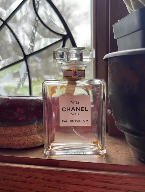 VINTAGE 1950S CHANEL No. 5 Glass Perfume Bottle Paris France Empty 2 Ounce  $69.00 - PicClick