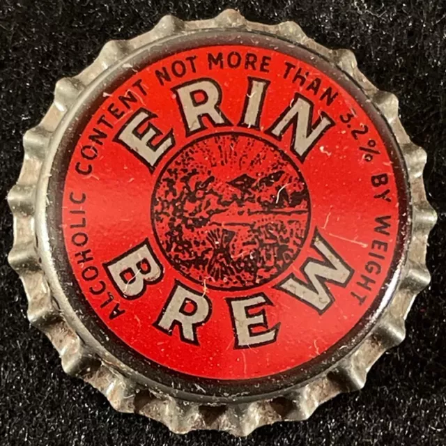 Erin Brew Unused Cork Beer Bottle Cap Standard Brewing Cleveland Ohio Crowns Old