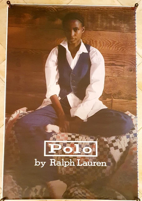 AFFICHE POSTER TAILLE abribus 120cm x 176cm Polo Ralph Lauren Christie Munezero EUR 15 00 PicClick FR