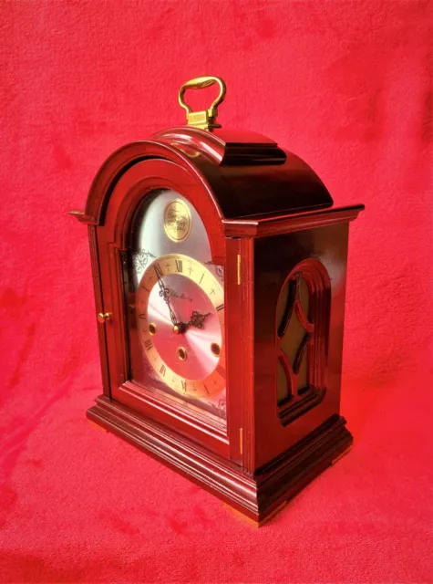 Old Vintage Kieninger Westminster Chime Bracket Clock retailed by John Morley