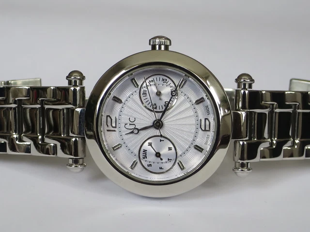 LADIES GC GUESS Collection Day Date Steel Dress Watch  display picture 3