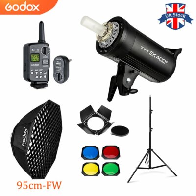 REGNO Unito GODOX AD400Pro 400Ws 2.4G x 120cm flash del sistema Softbox Stand XPRO Trigger Kit 