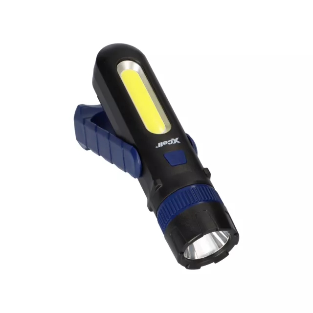 XCell Work COB LED Arbeitsleuchte Taschenlampe 2 in 1 Handscheinwerfer Leuchte 2